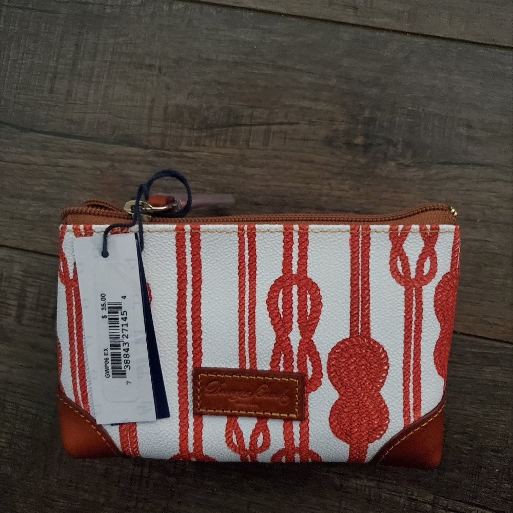 Coated cotton cosmetic bag